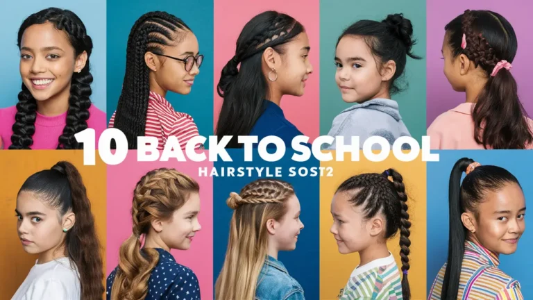 10 Back to School Hairstyles: Quick and Trendy Hairstyles for Students