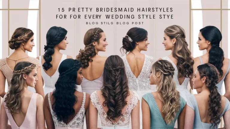 15 Pretty Bridesmaid Hairstyles for Every Wedding Style