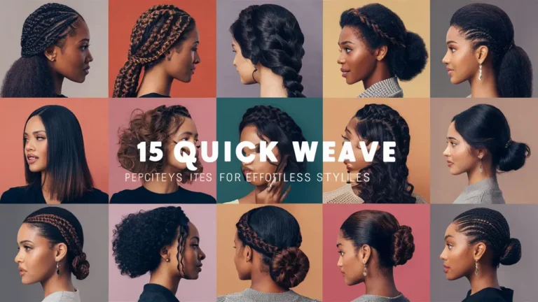 15 Quick Weave Hairstyles for Effortless Style