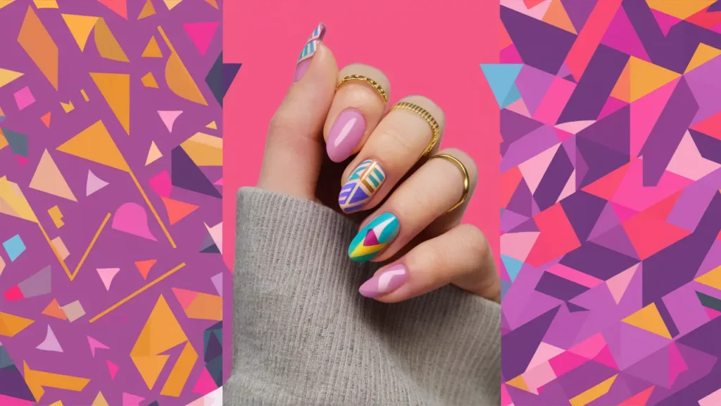 Chic Geometric Nail Art